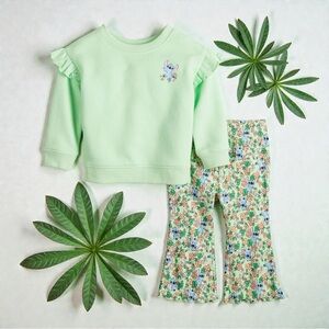 Disney's Lilo & Stitch Baby Girl 2-pc. Flutter Sleeve Top & Leggings Set